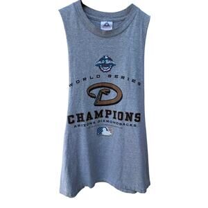 Arizona Diamondbacks 2001 World Series Tank Top Mens Large Vintage MLB